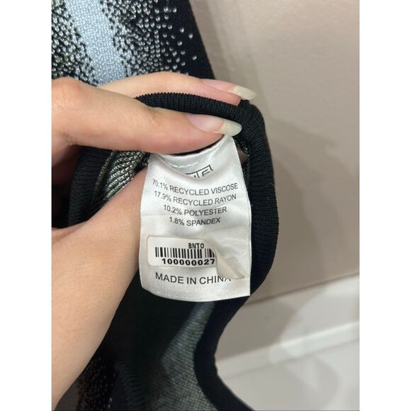 PH5 Black and Green Mini Dress - Picture 5 of 11